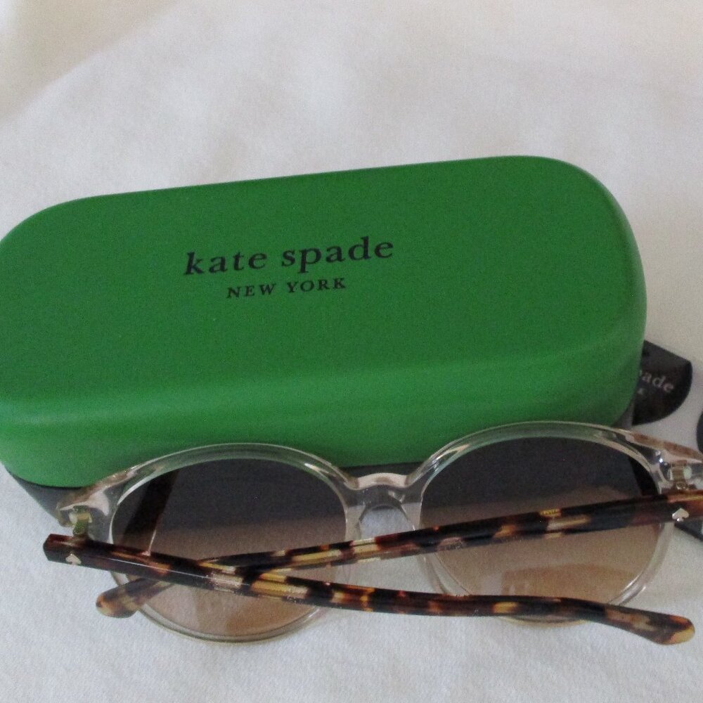 Kate Spade Kaiafs Crystal Oversized Round Sunglasses New in Case - Picture 8 of 9